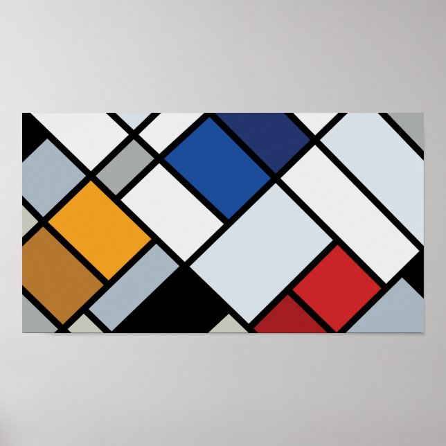 Doesburg - Dissonansernas kontra-sammansättning Poster (Framsidan)