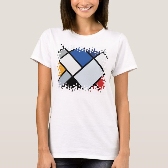 Doesburg - Kontrakomposition av dissonanser T Shirt (Framsida)