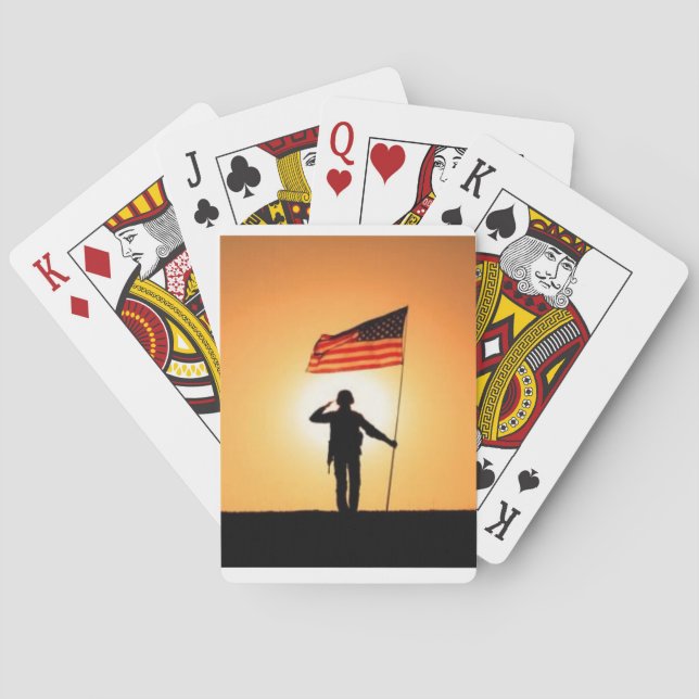 DOF - God morgon Salute Casinokort (Baksidan)