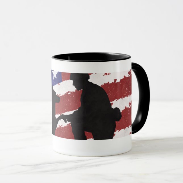 DOF - K9 Flagga Mugg (Framsida höger)