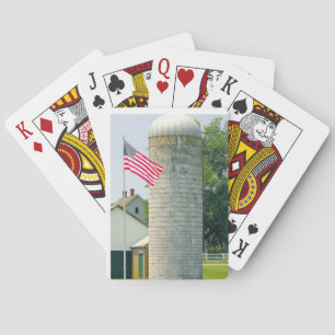 DOF - Silo med Flagga Poker-kort Casinokort