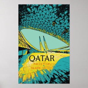 Dofakulteten för islamiska studier illustrerar Qat Poster