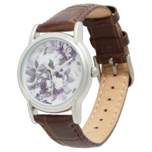 Doft av plommonro armbandsur