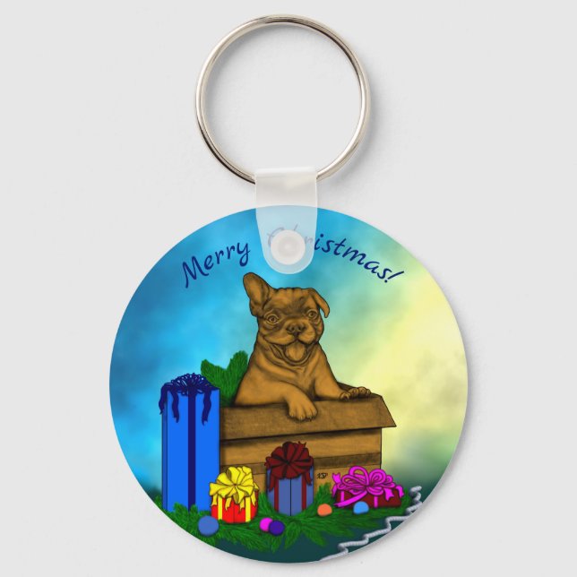 Doft i A-boxen, God jul Nyckelring (Framsida)