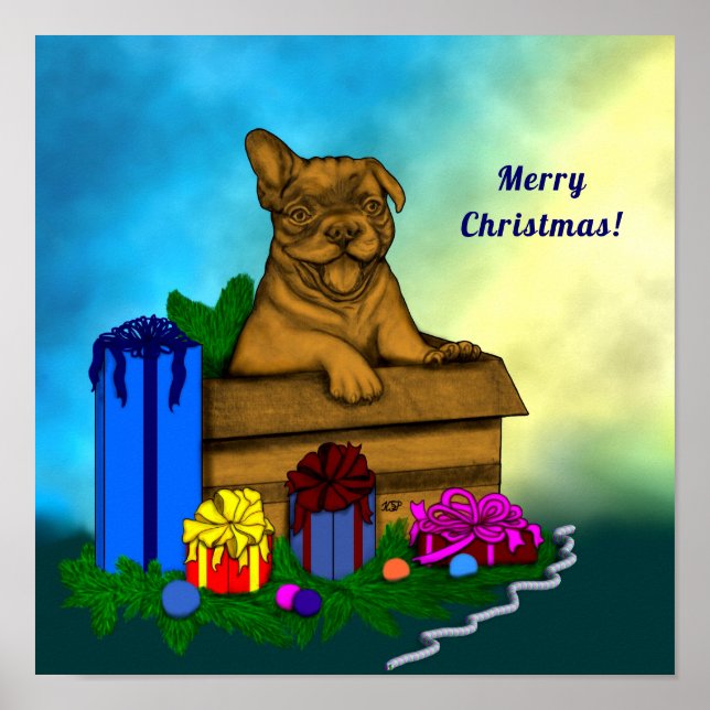Doft i A-boxen, God jul Poster (Framsidan)