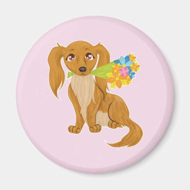 Doft med Flower Bouquet Magnet (Framsidan)