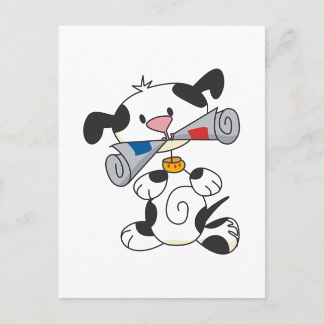 Doft med tryckta T-tröjor och presenter Vykort (Framsida)