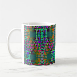 Doftad, ordnad Chaos Tapet färgad + din idé Kaffemugg