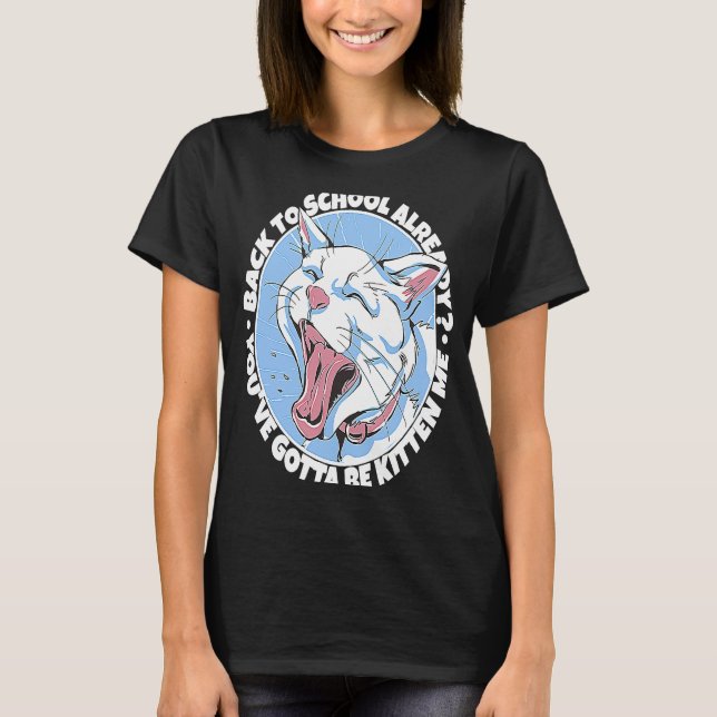 Doftande skrikande katt t shirt (Framsida)