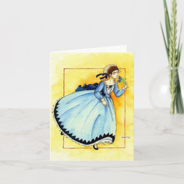 Doften av lilor Notecard Kort (Framsida)
