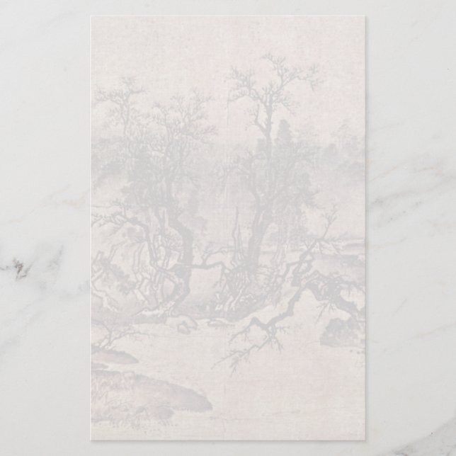 Doften av våren regnar efter insikten B Brevpapper (Framsida)