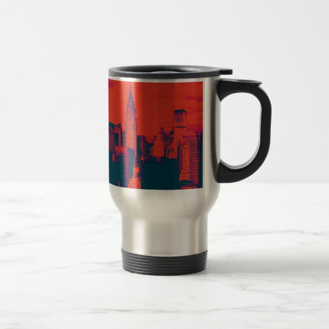 Doften Red Retro Stil Pop Art New York City Resemugg (Höger)