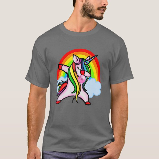 Doftenmajs med bubbelgummiCoola T Rainbow Dan T Shirt (Framsida)