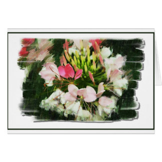 Dofter av färg hälsningskort