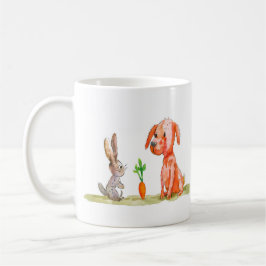 Dog and Bunny Easter Kaffemugg