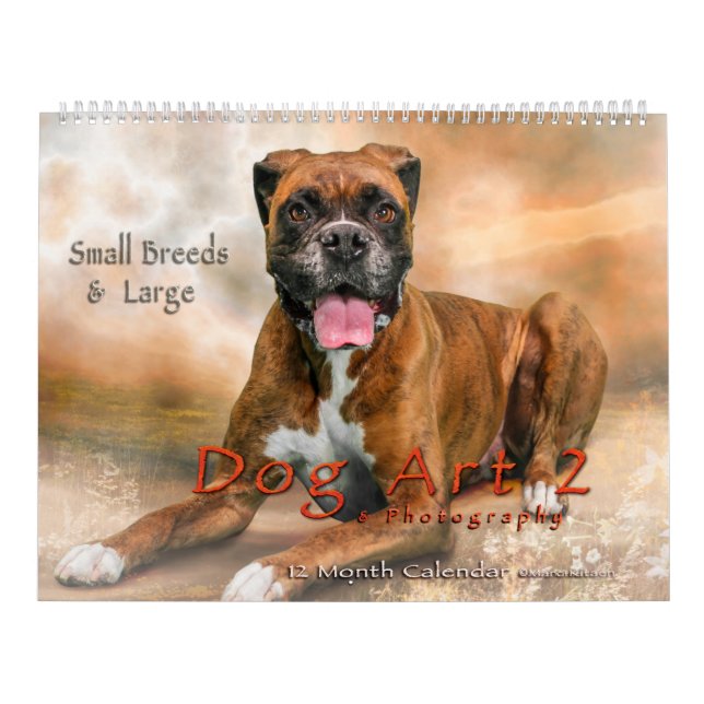 DOG ART CALENDAR #2 Large & Small Breeds Kalender (Omslag)