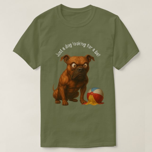 Dog Ball 01 T-Shirt (Design framsida)