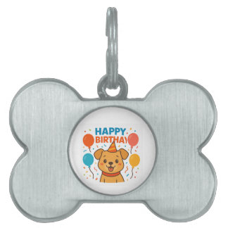 Dog Birthday Gift for Dog Lovers ID-bricka Husdjur