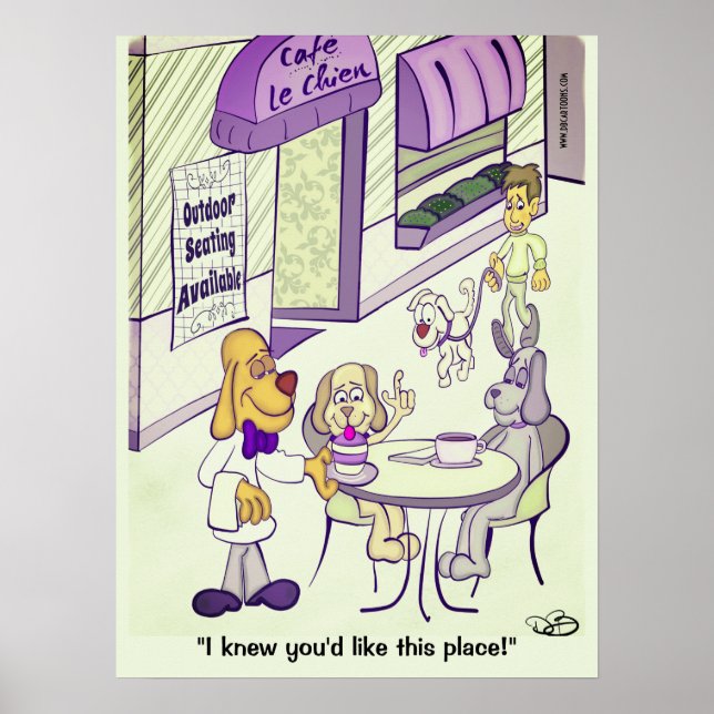 Dog Cafe Poster (Framsidan)