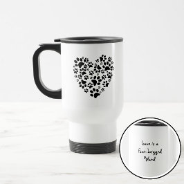Dog Cat Paw Prints Heart Valentine's Day Love Resemugg