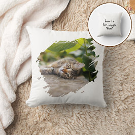 Dog Cat Pet Paw Custom Photo Valentine's Day Love Kudde