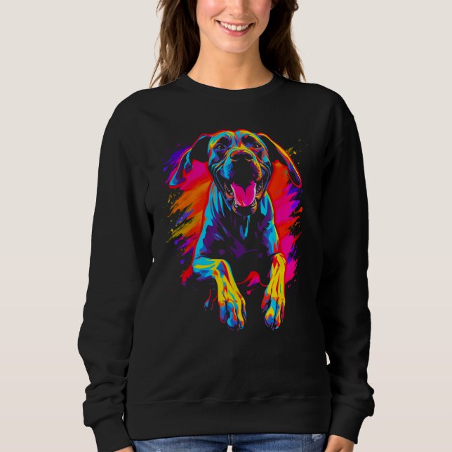 Dog Cool Great Dane T Shirt (Framsida)