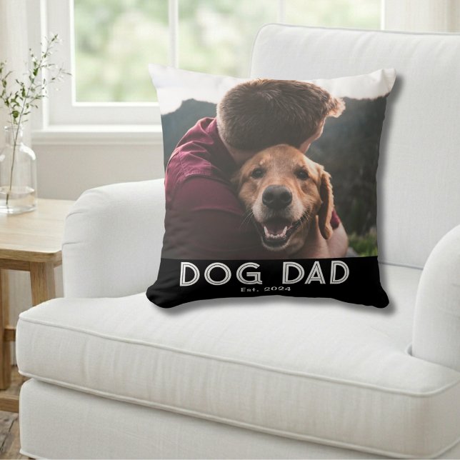 Dog Dad Established Foto  Kudde (Skapare uppladdad)