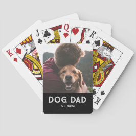 Dog Dad Established Foto Present Casinokort
