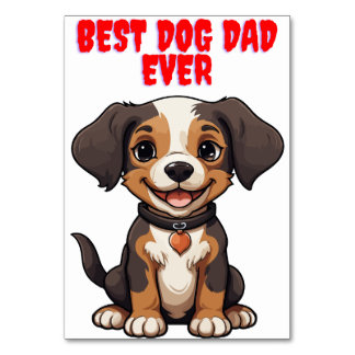 dog dad fathers day cards bordsnummer