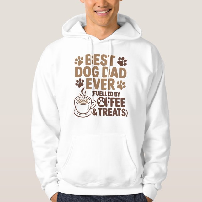 Dog Dad – Funny Dog Lover Gift  Hoodie (Framsida)