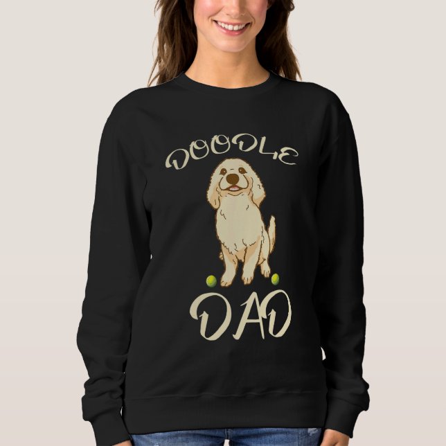 dog dad golden doodle best golden retriever dad ev t shirt (Framsida)