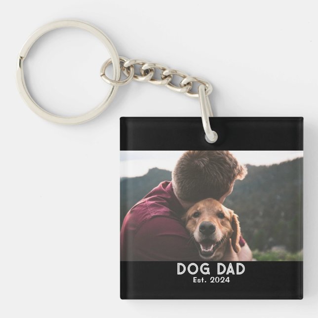 Dog Dad Grundat Foto  (Framsidan)