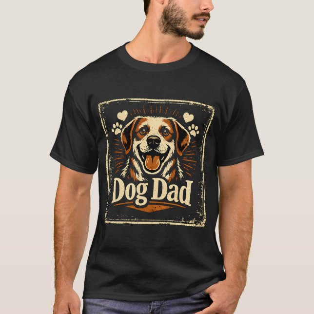 Dog Dad – Proud Canine Father Love Tee (Framsida)