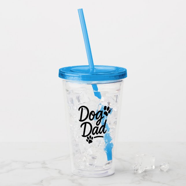 Dog Dad Take Away Mugg (Framsida Ice)