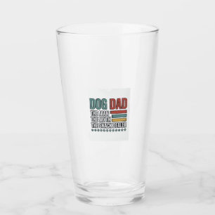 Dog Dad The Snack Dealer Vintage Paw Print Tröja_1 Glaskopp