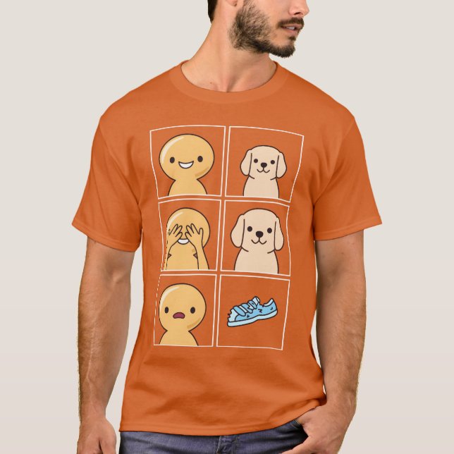 Dog Destroying Shows Design for Dog Pet Owners boy T Shirt (Framsida)