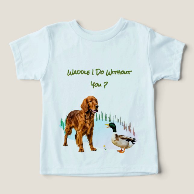 Dog Duck Besties Animals  T Shirt (Design Framsida)
