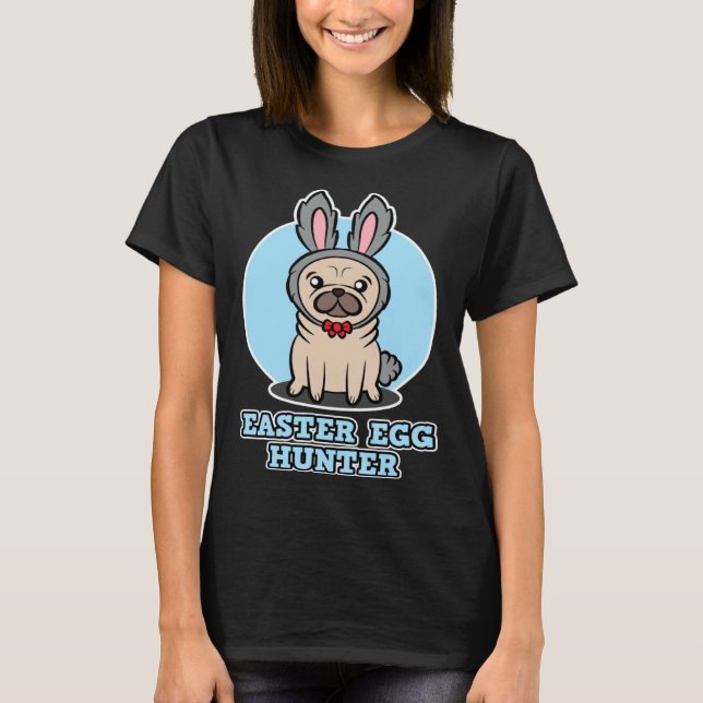 Dog for men and women at Easter Egg Hunt T Shirt (Framsida)