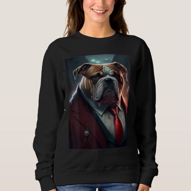 Dog Gangster must love dogs T Shirt (Framsida)