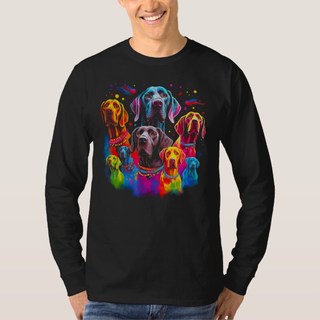 Dog German Shorthaired Pointer Best Friends T Shirt (Framsida)