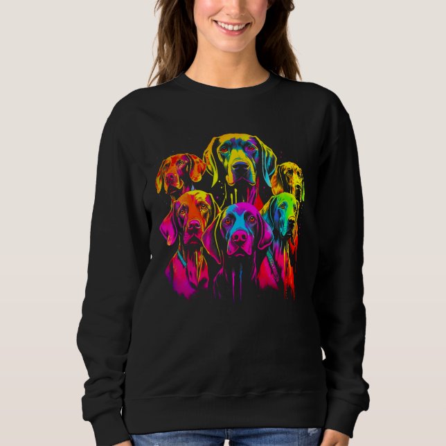 Dog German Shorthaired Pointer Family 1 T Shirt (Framsida)