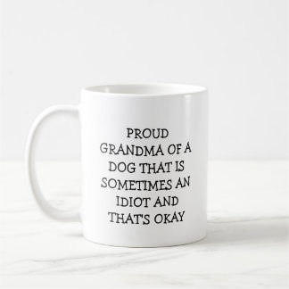Dog grandma, personalized with picture and name kaffemugg