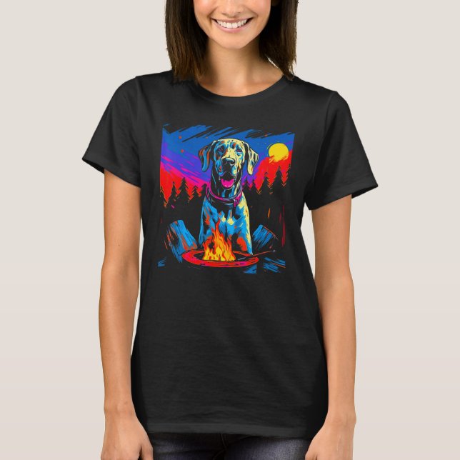 Dog Great Dane Nature T Shirt (Framsida)