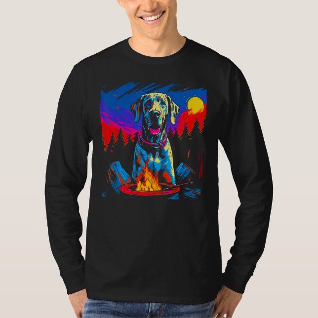 Dog Great Dane Nature T Shirt (Framsida)