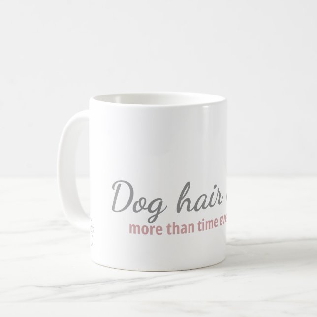 Dog Hair Heals Mug - Comfort Gift for Dog Lovers Kaffemugg (Framsida vänster)
