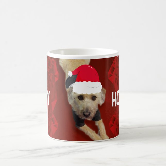 Dog Happy Holiday Mug Kaffemugg (Center)