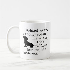 Dog Humor Quote - Dachshund Kaffemugg