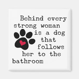 Dog Humor Quote - Hund Tass Magnet