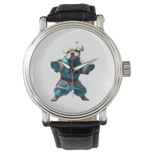 Dog Knows Karate har transformerats Armbandsur