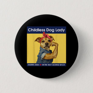 Dog Lady Kamala-harris 2024 Knapp